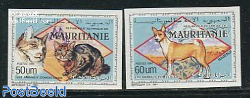 Domestic animals 2v, Imperforated