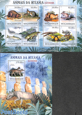 Extinct animals of Oceania 2 s/s