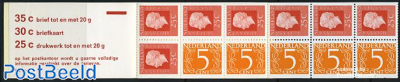 Definitives booklet with count block