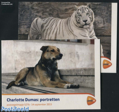 Charlotte Dumas, Animal portraits, Presentation pack 527a+b