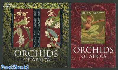 Orchids of Africa 2 s/s