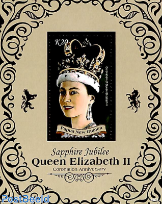 Sapphire Jubilee Queen Elizabeth II s/s