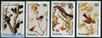 J.J. Audubon, birds 4v