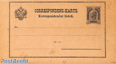 Tax correspondence card 5H (Böhm.)