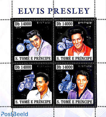 Elvis Presley 4v m/s, silver