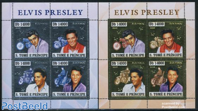 Elvis Presley 8v (gold/silver) 2 m/s