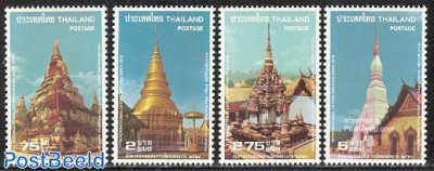 Letter week, pagodes 4v