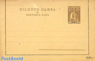 Replys paid card letter 3a/3a