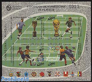 Football s/s imperforated (no postal value)