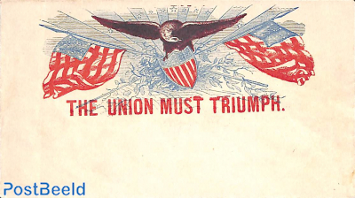 Civil war envelope, the Union must Triumph