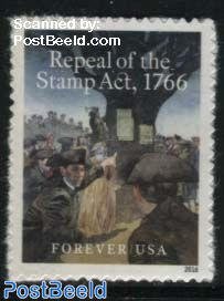 Repeal of Stamp Act 1v s-a