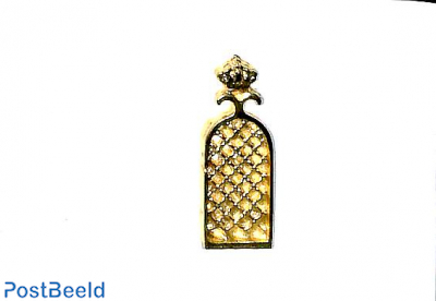 Window grid ornament with crown 11x30mm