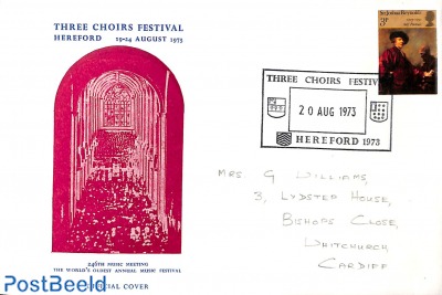 Special cancellation, Three choirs festival