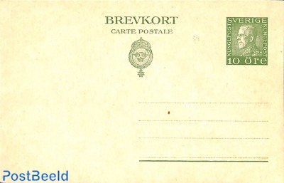 Postcard 10o, green