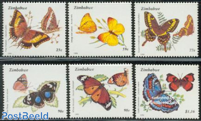 Butterflies 6v