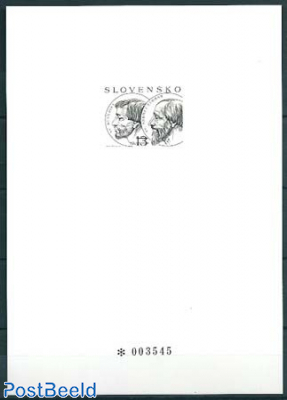 Svorad & Benedikt. special sheet