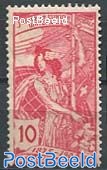 10c, UPU, Plate I, Rosared, Stamp out of set