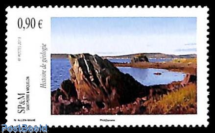 邮票2013, 聖皮耶與密克隆群島Geology 1v, 2013 - 收集邮票