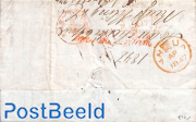 Folding letter from Manchester to Amsterdam