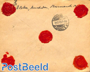Registered cover from Amsterdam Tulpplein to Brandenburg