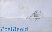 Folding letter from Leiden to Bordeaux