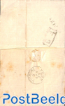 Folding letter from GELDROP to utrecht (post. EINDH-MAASTR)