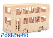 Double-Decker Bus Woodcraft Kit