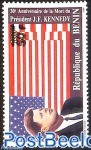 J.F.Kennedy, overprint